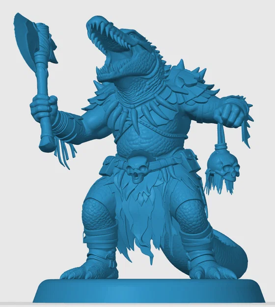 Mô hình Lizardfolk Barbarian - Image 3