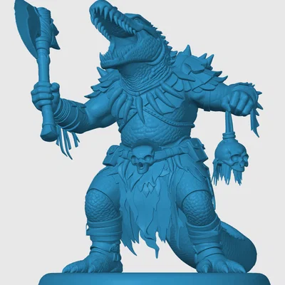 Mô hình Lizardfolk Barbarian