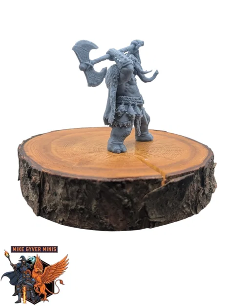 Elephantfolk Berserker - Mô hình thu nhỏ MGM sẵn sàng để in - Image 3