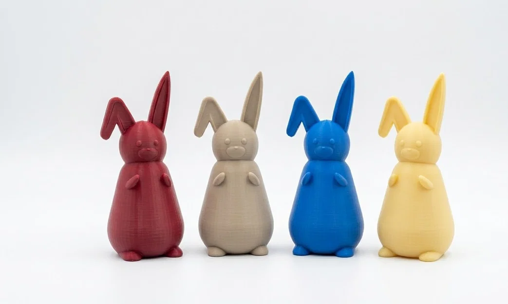 Tượng Thỏ Tai Cụp Phong Cách Tối Giản - Image 2