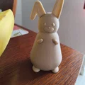 Tượng Thỏ Tai Cụp Phong Cách Tối Giản - Thumbnail 3