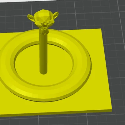 Mô hình chú khỉ trên que (małpa na patyku) - Đồ chơi in 3D độc đáo