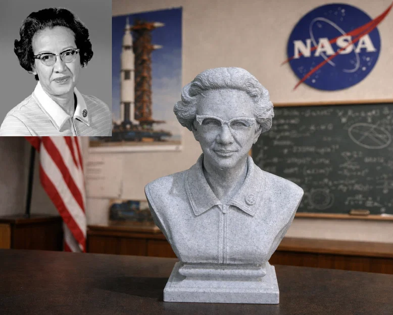 Tượng bán thân Creola Katherine Coleman Johnson - Image 1