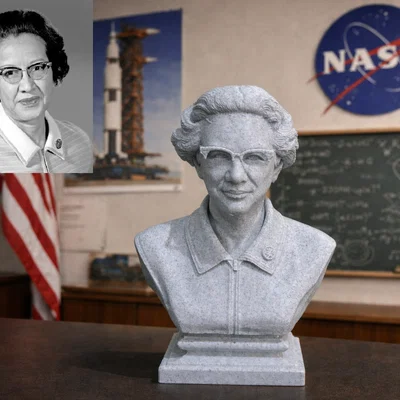 Tượng bán thân Creola Katherine Coleman Johnson