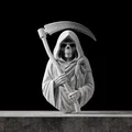 Phù điêu tượng bán thân Thần Chết (Grim Reaper Bust Relief #RoZ) - Thumbnail 3