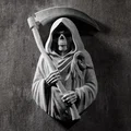 Phù điêu tượng bán thân Thần Chết (Grim Reaper Bust Relief #RoZ) - Thumbnail 8