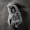 Phù điêu tượng bán thân Thần Chết (Grim Reaper Bust Relief #RoZ) - Thumbnail 9