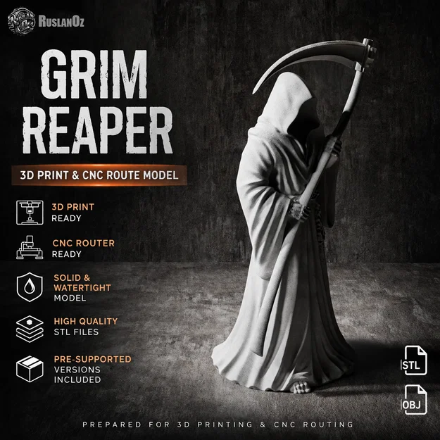 Tượng Thần Chết Grim Reaper #RoZ - Image 1