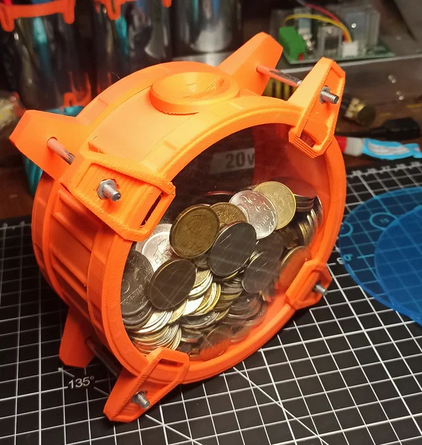 Ống Heo Tiết Kiệm Lắp Ghép Trong Suốt Bằng In 3D - Image 1