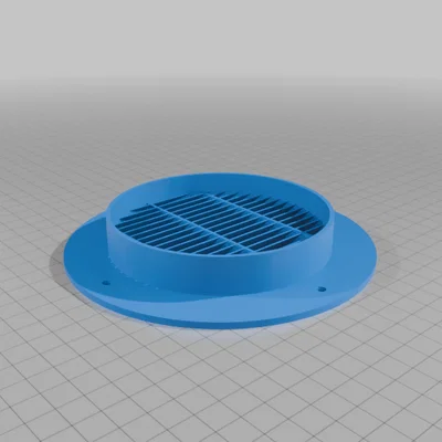 Nắp thông gió tròn (Lüftungsgitter) in 3D tiện dụng