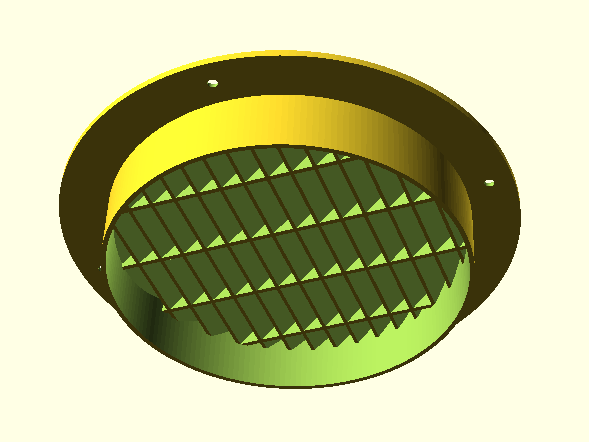 Nắp thông gió tròn (Lüftungsgitter) in 3D tiện dụng - Image 4