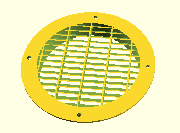 Nắp thông gió tròn (Lüftungsgitter) in 3D tiện dụng - Image 8