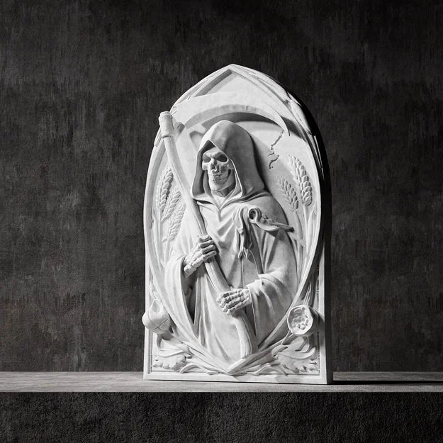 Tấm Ốp Tường Phù Điêu Tử Thần (Grim Reaper) #RoZ - Image 6