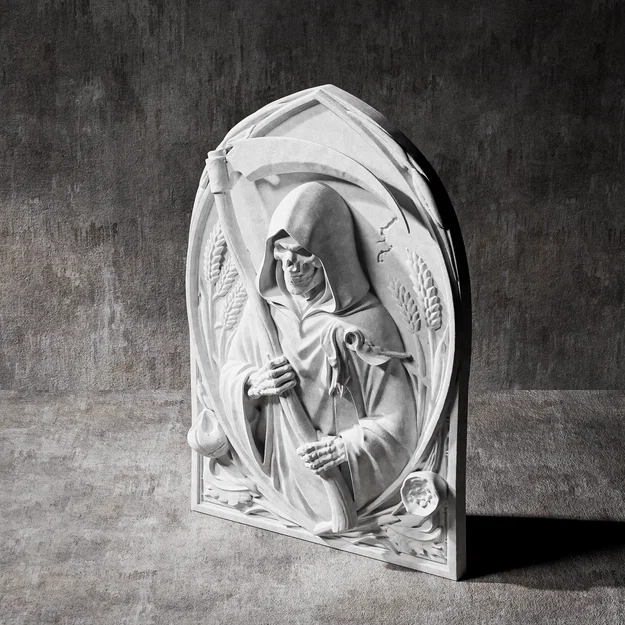 Tấm Ốp Tường Phù Điêu Tử Thần (Grim Reaper) #RoZ - Image 7