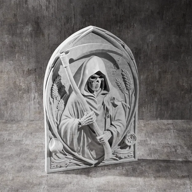 Tấm Ốp Tường Phù Điêu Tử Thần (Grim Reaper) #RoZ - Image 8