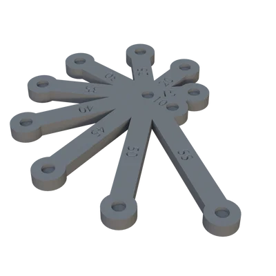 Dụng cụ đo độ dài dây chuyền 3D (Chain measuring tool) tiện lợi
