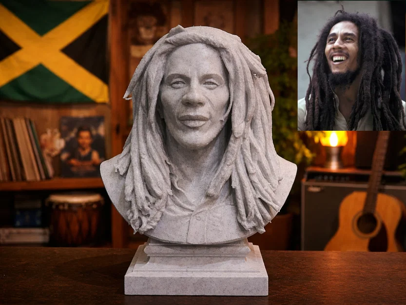Tượng bán thân Bob Robert Nesta Marley - Image 1