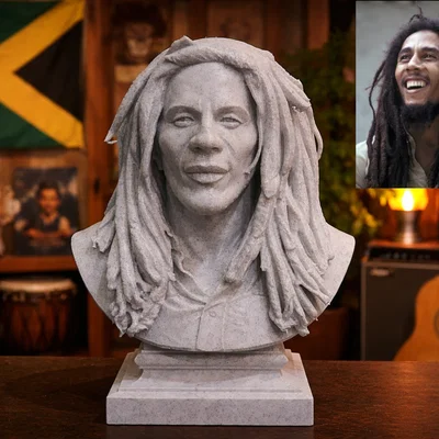 Tượng bán thân Bob Robert Nesta Marley