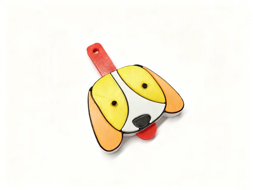 Móc Khóa Chú Cún Thò Lưỡi - Phụ Kiện Trang Trí Độc Đáo - Image 2