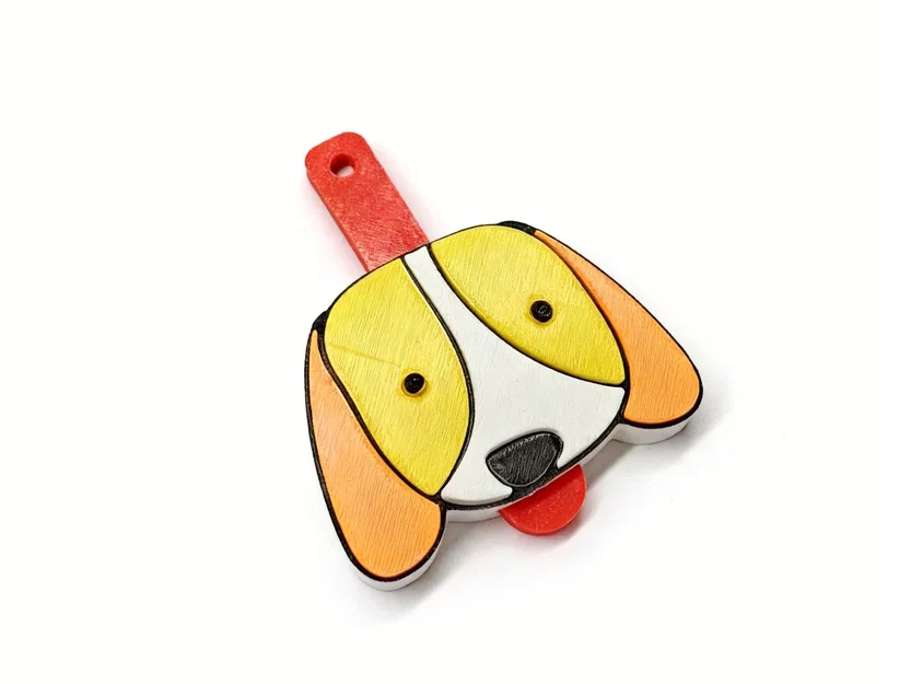 Móc Khóa Chú Cún Thò Lưỡi - Phụ Kiện Trang Trí Độc Đáo - Image 3