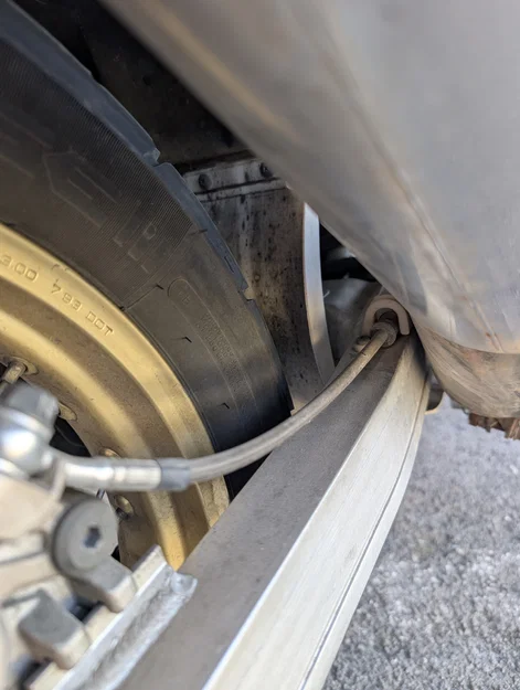 Chắn bùn in 3D cho mô tô Africa Twin - Phụ tùng thay thế bền bỉ - Image 3