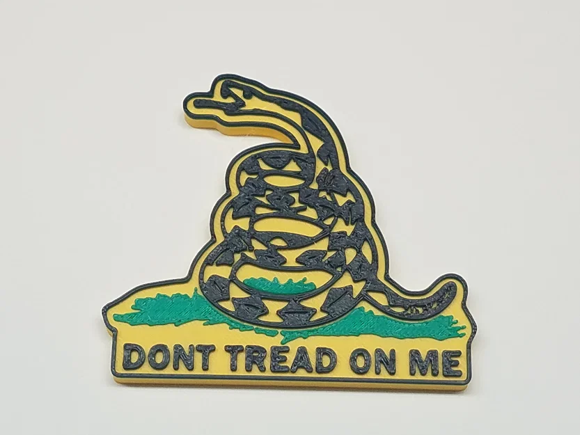 Nam Châm Cờ Gadsden - Rắn Độc "Don't Tread On Me" - Image 1