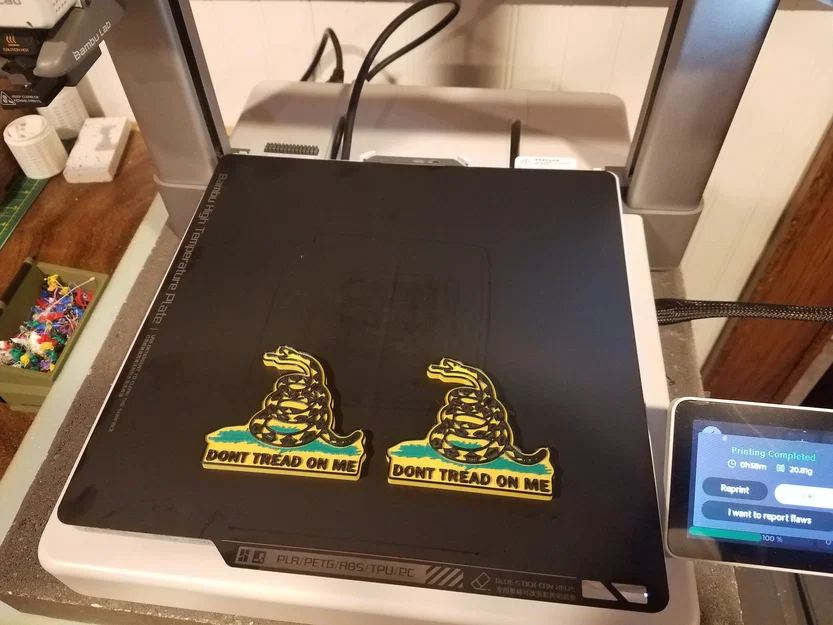 Nam Châm Cờ Gadsden - Rắn Độc "Don't Tread On Me" - Image 3