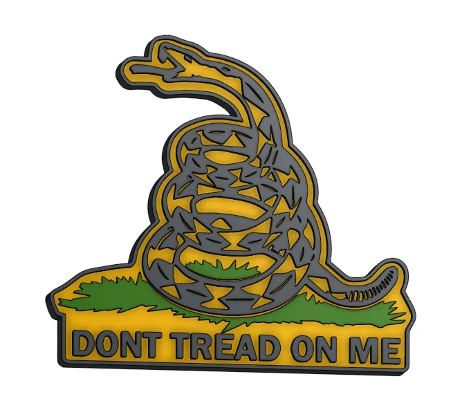 Nam Châm Cờ Gadsden - Rắn Độc "Don't Tread On Me" - Image 4