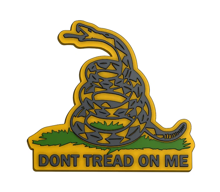 Nam Châm Cờ Gadsden - Rắn Độc "Don't Tread On Me" - Image 5