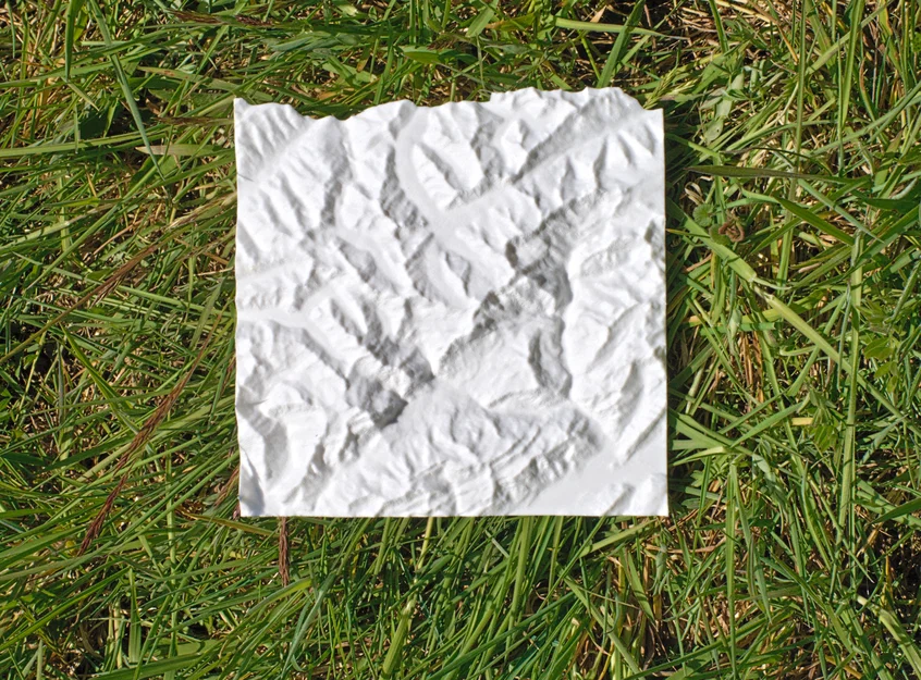 Mô hình địa hình 3D dãy núi Grindelwald - Eiger, Mönch, Jungfrau - Image 3