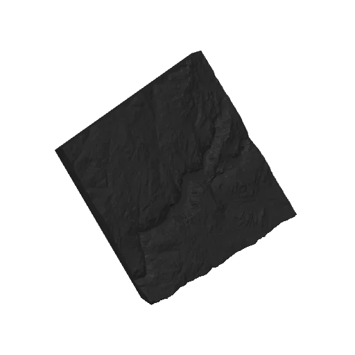 Mô hình địa hình 3D thung lũng Yosemite Valley chi tiết - Image 2