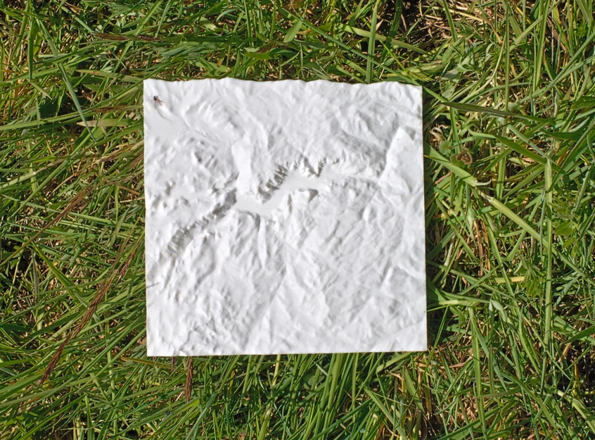 Mô hình địa hình 3D thung lũng Yosemite Valley chi tiết - Image 3