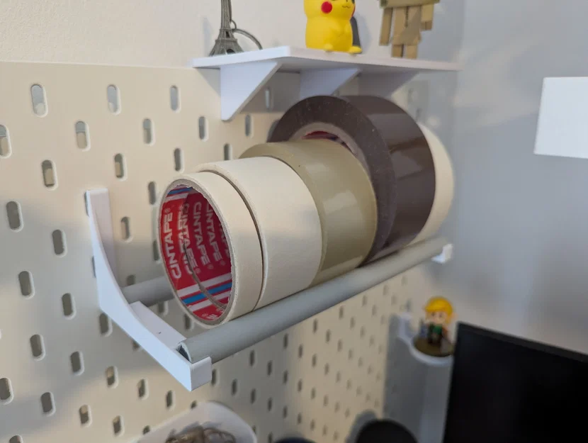 Giá đỡ băng keo cho bảng SKADIS (cần ống 16mm) - Image 1