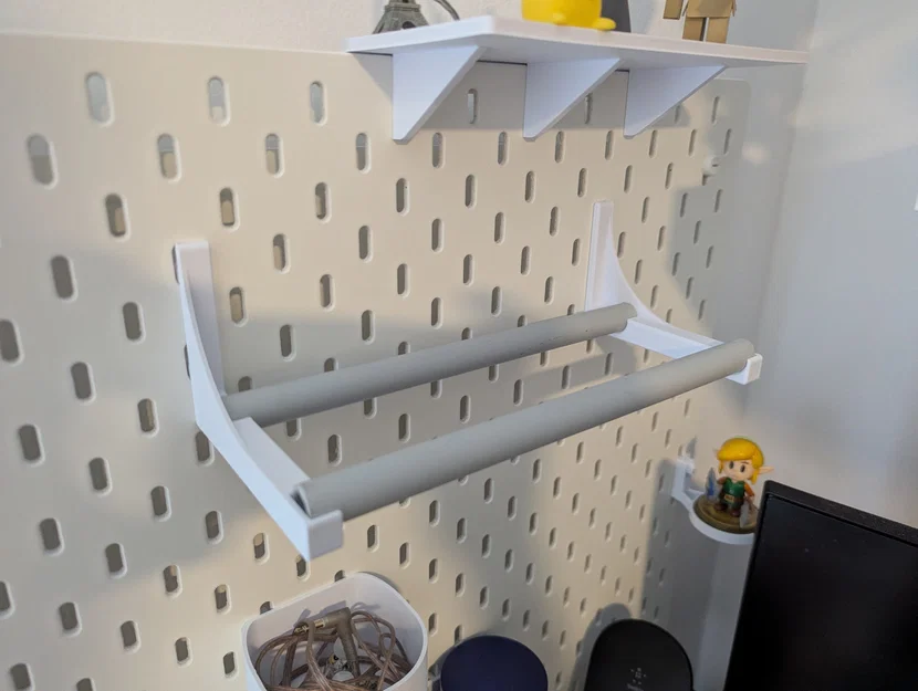 Giá đỡ băng keo cho bảng SKADIS (cần ống 16mm) - Image 2