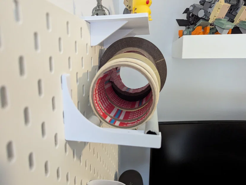 Giá đỡ băng keo cho bảng SKADIS (cần ống 16mm) - Image 5