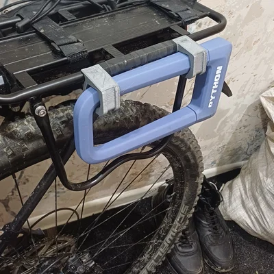 Giá treo khóa chữ U cho baga xe đạp (Phụ kiện in 3D tiện lợi)