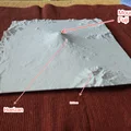 Mô hình địa hình 3D núi Phú Sĩ (Mount Fuji) chi tiết cao - Thumbnail 1