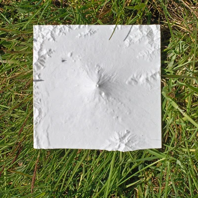 Mô hình địa hình 3D núi Phú Sĩ (Mount Fuji) chi tiết cao