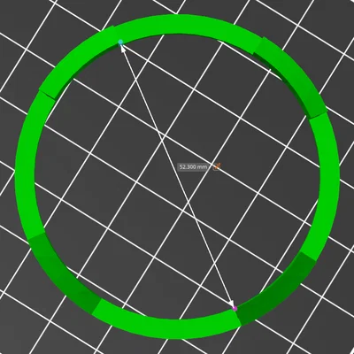 Adapter nắp chụp mâm xe 53mm - 60mm