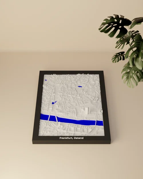 Frankfurt, Ostend, Đức - Mô hình thu nhỏ 3D - Image 3