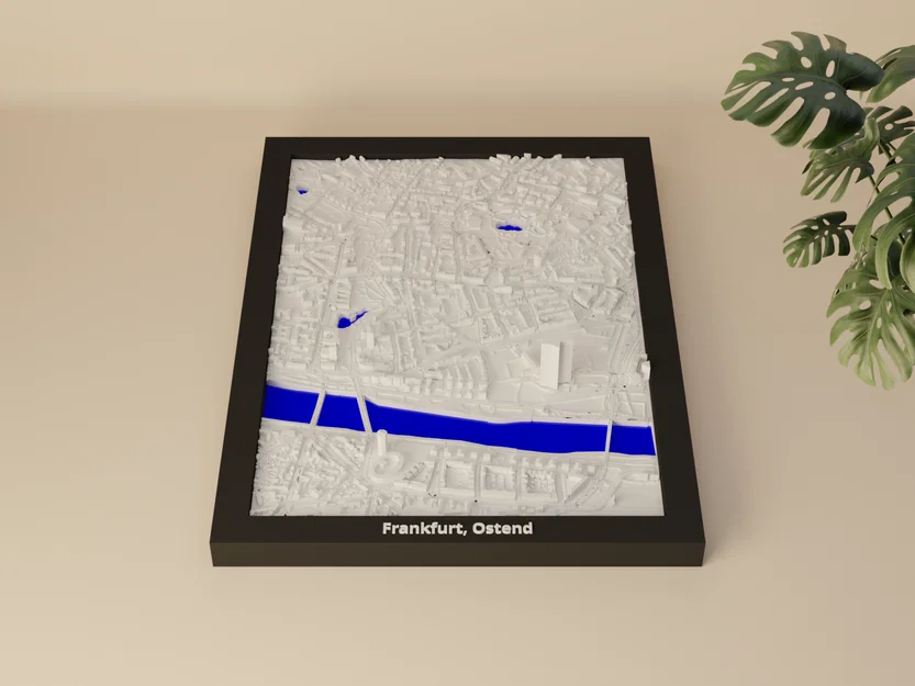 Frankfurt, Ostend, Đức - Mô hình thu nhỏ 3D - Image 4