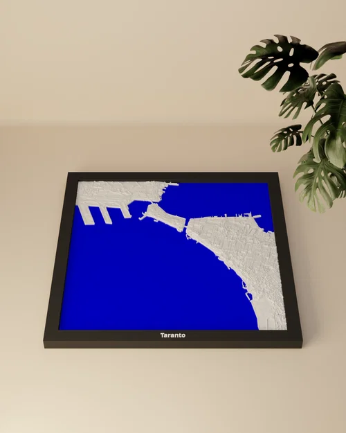 Taranto, Ý - Mô hình địa hình 3D thu nhỏ - Image 3