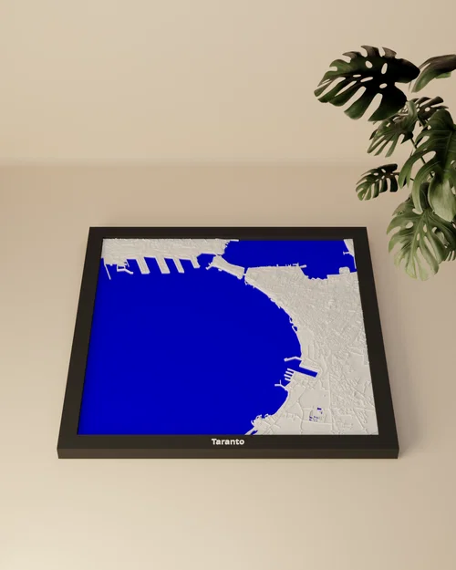 Taranto, Ý - Mô hình địa hình 3D thu nhỏ - Image 3