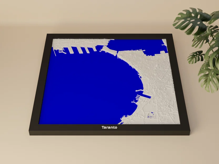Taranto, Ý - Mô hình địa hình 3D thu nhỏ - Image 4