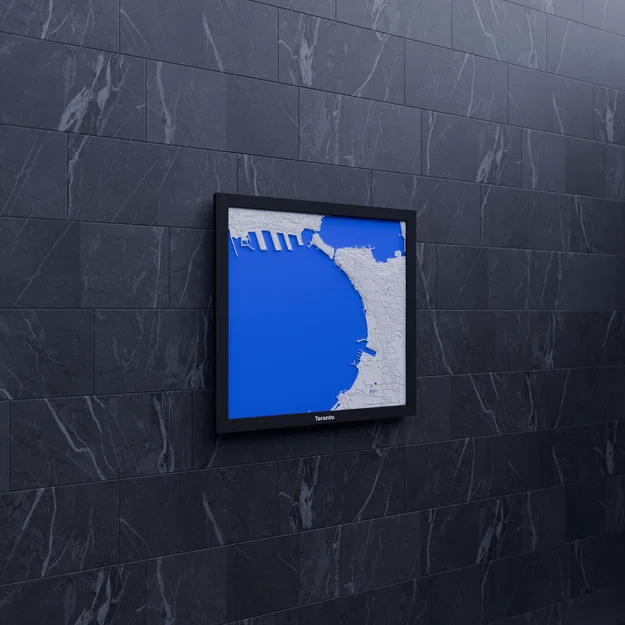 Taranto, Ý - Mô hình địa hình 3D thu nhỏ - Image 7