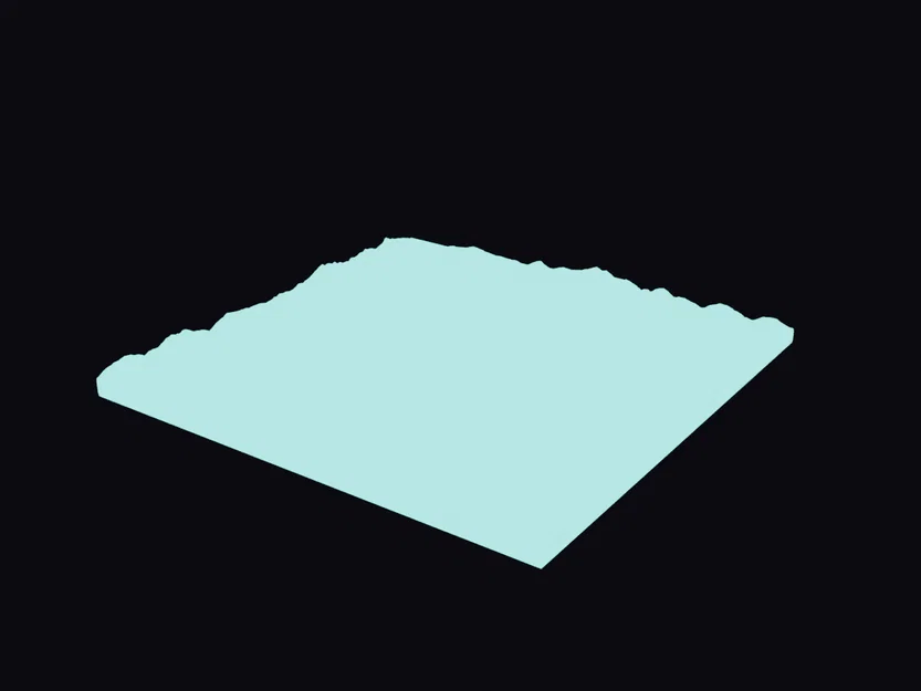 Mô hình địa hình 3D đỉnh núi Mont Blanc (Tỷ lệ 1:350 000) - Image 3