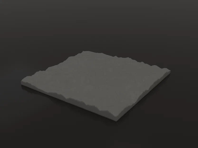 Mô hình địa hình 3D đỉnh núi Mont Blanc (Tỷ lệ 1:350 000) - Image 4