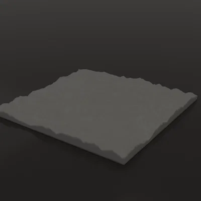 Mô hình địa hình 3D đỉnh núi Mont Blanc (Tỷ lệ 1:350 000)