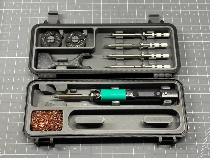 Hộp đựng mỏ hàn Pinecil siêu bền kèm chân đế tiện lợi - Image 1