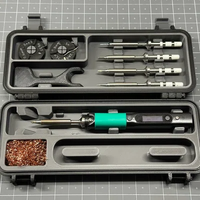 Hộp đựng mỏ hàn Pinecil siêu bền kèm chân đế tiện lợi
